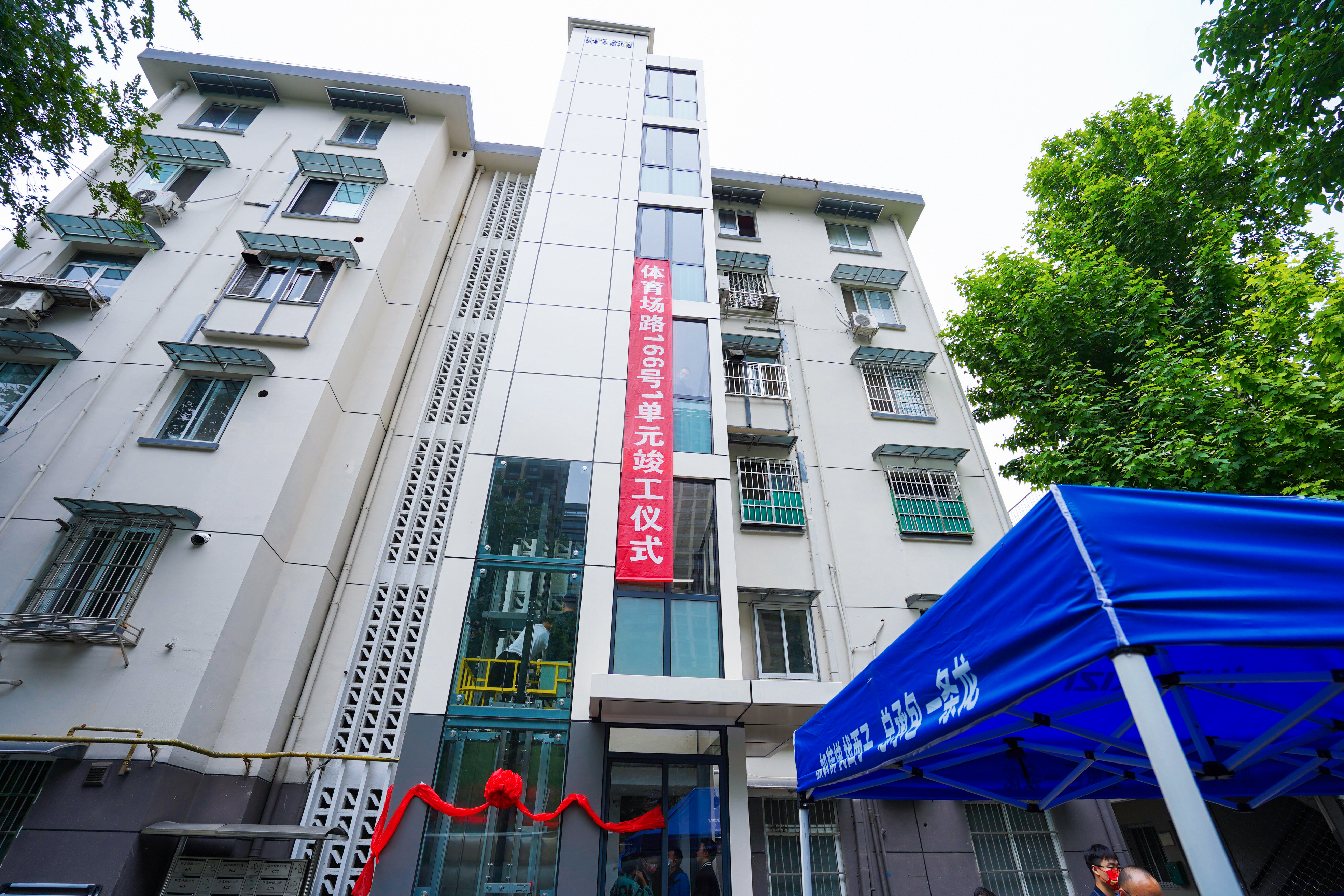 浙江杭州·拱墅区体育场路加装梯